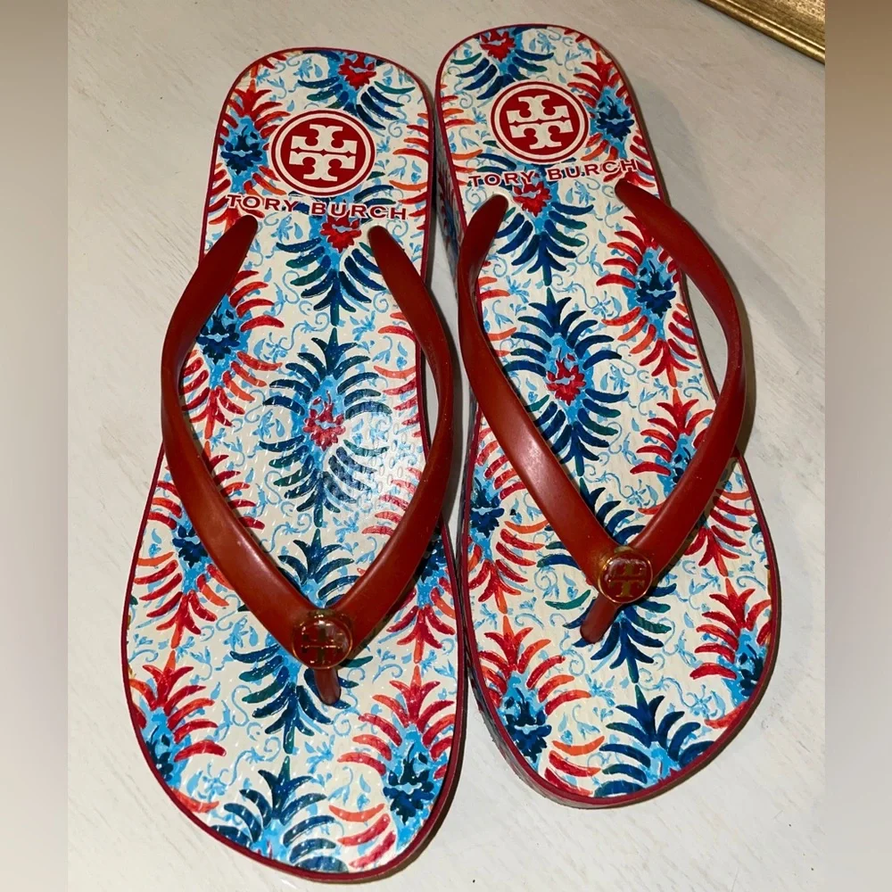 Tory Burch platform, Flipflops Sandals Sizev 7.5 ~8 Women
